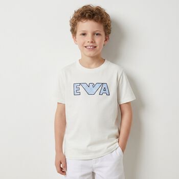 Boys Ivory Logo T-Shirt