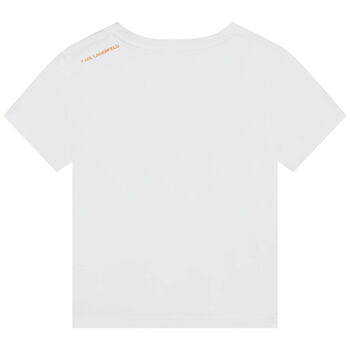 Boys White Logo T-Shirt