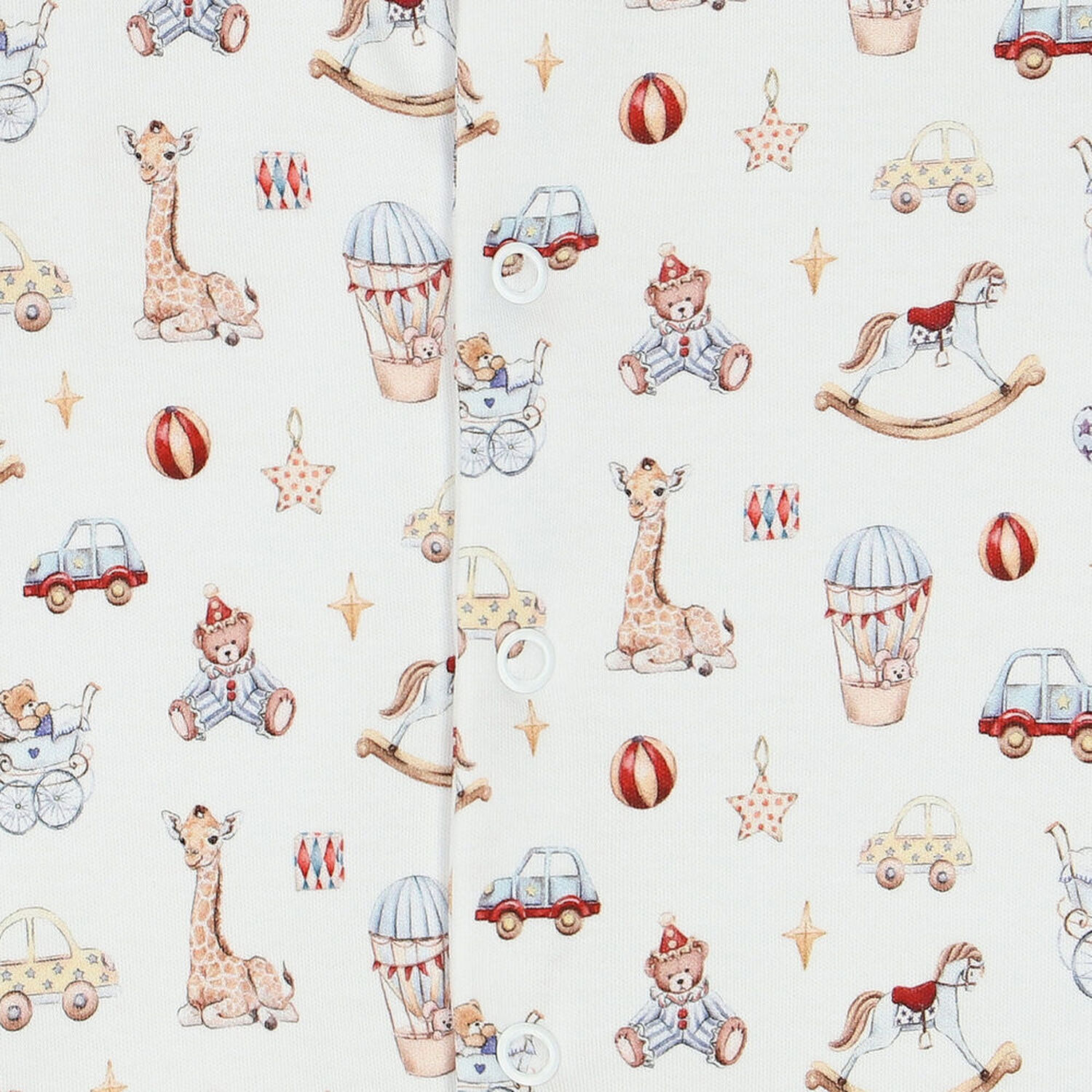 Baby Boys White Toys Babygrow Set, 1, hi-res