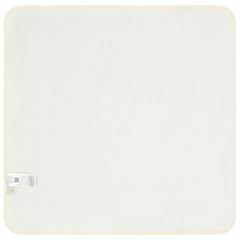 White Teddy Bear Logo Hooded Baby Towel