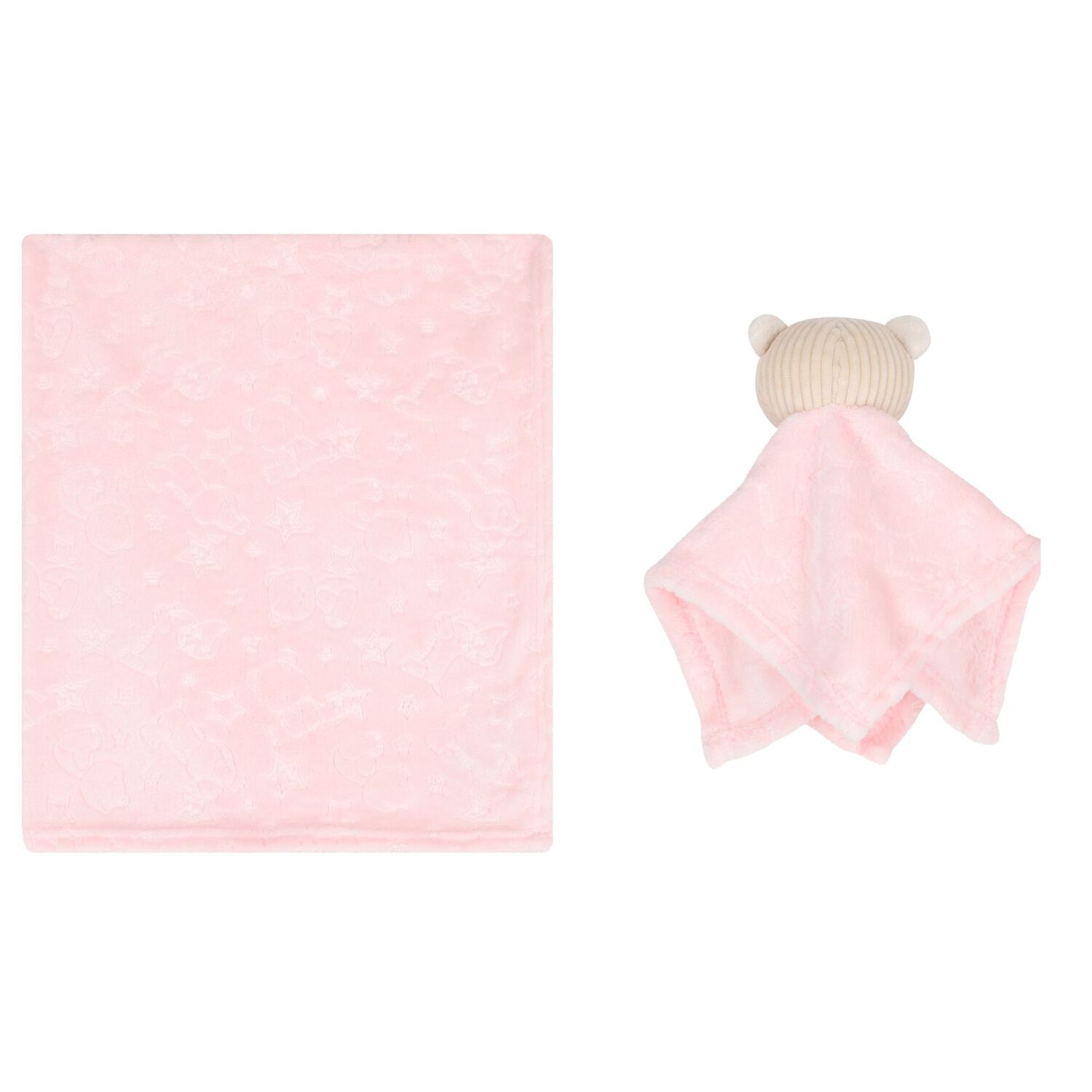 Baby Girls Pink Blanket Gift Set, 3, hi-res