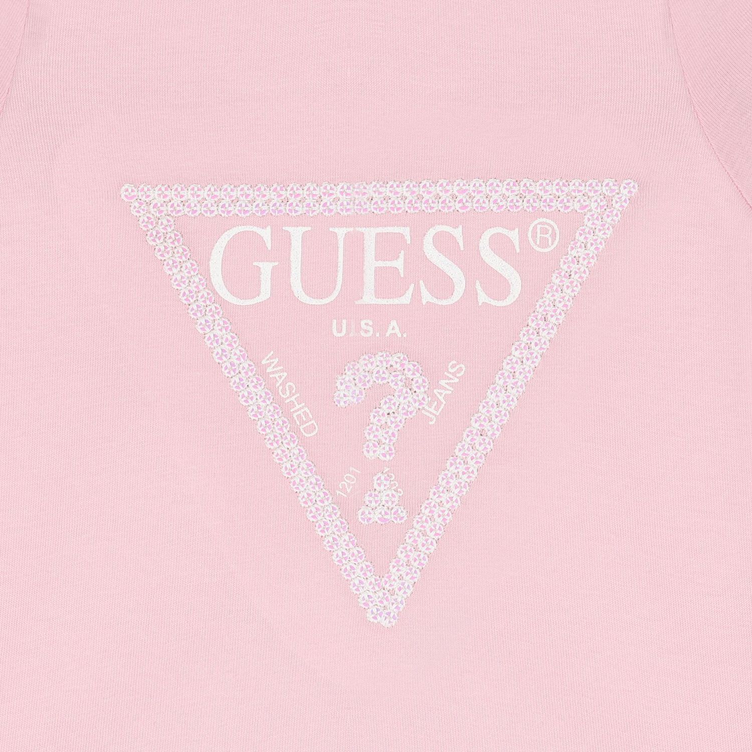 Baby Girls Ivory & Pink Logo Trouser Set, 1, hi-res image number null