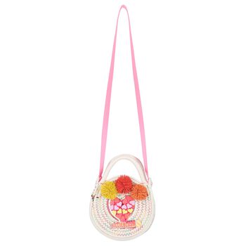 Girls Ivory Logo Handbag