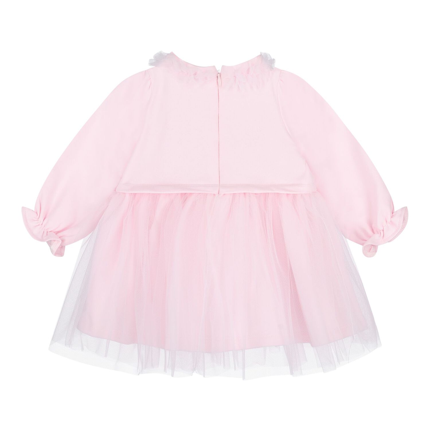 فستان تول وردي للبنات الصغار, 1, hi-res