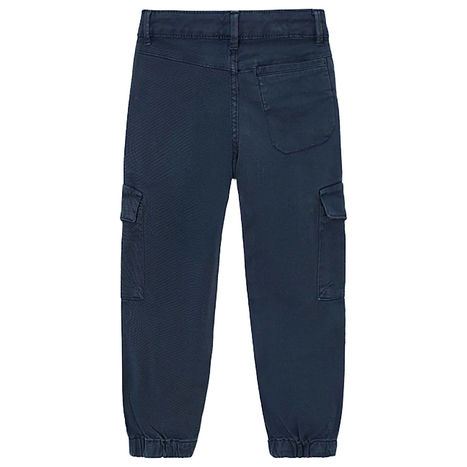 Boys Navy Blue Cargo Trousers, 2, hi-res image number null