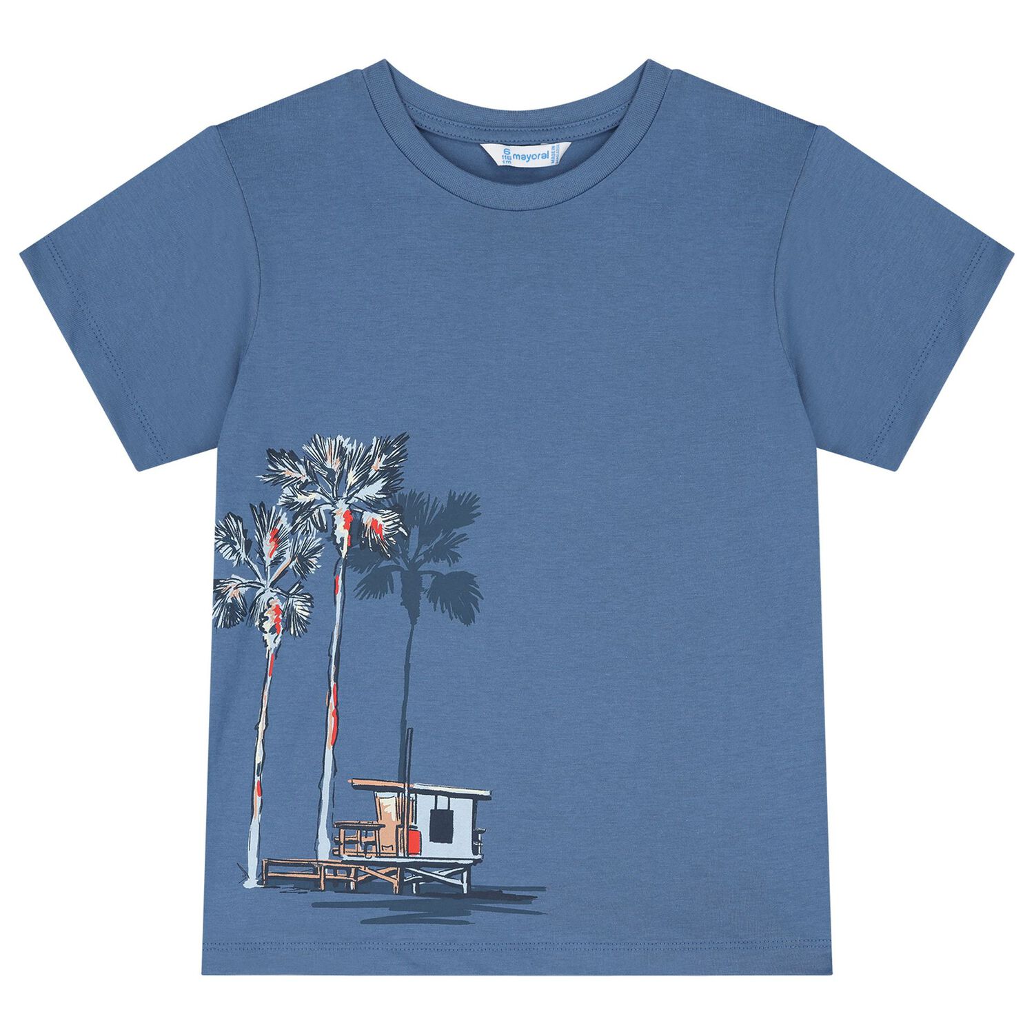 Boys Blue, White & Navy Blue Shorts Set, 2, hi-res