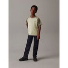 تيشيرت أولاد بالشعار باللون الأخضر, 1, hi-res