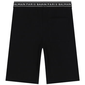 Black Logo Shorts