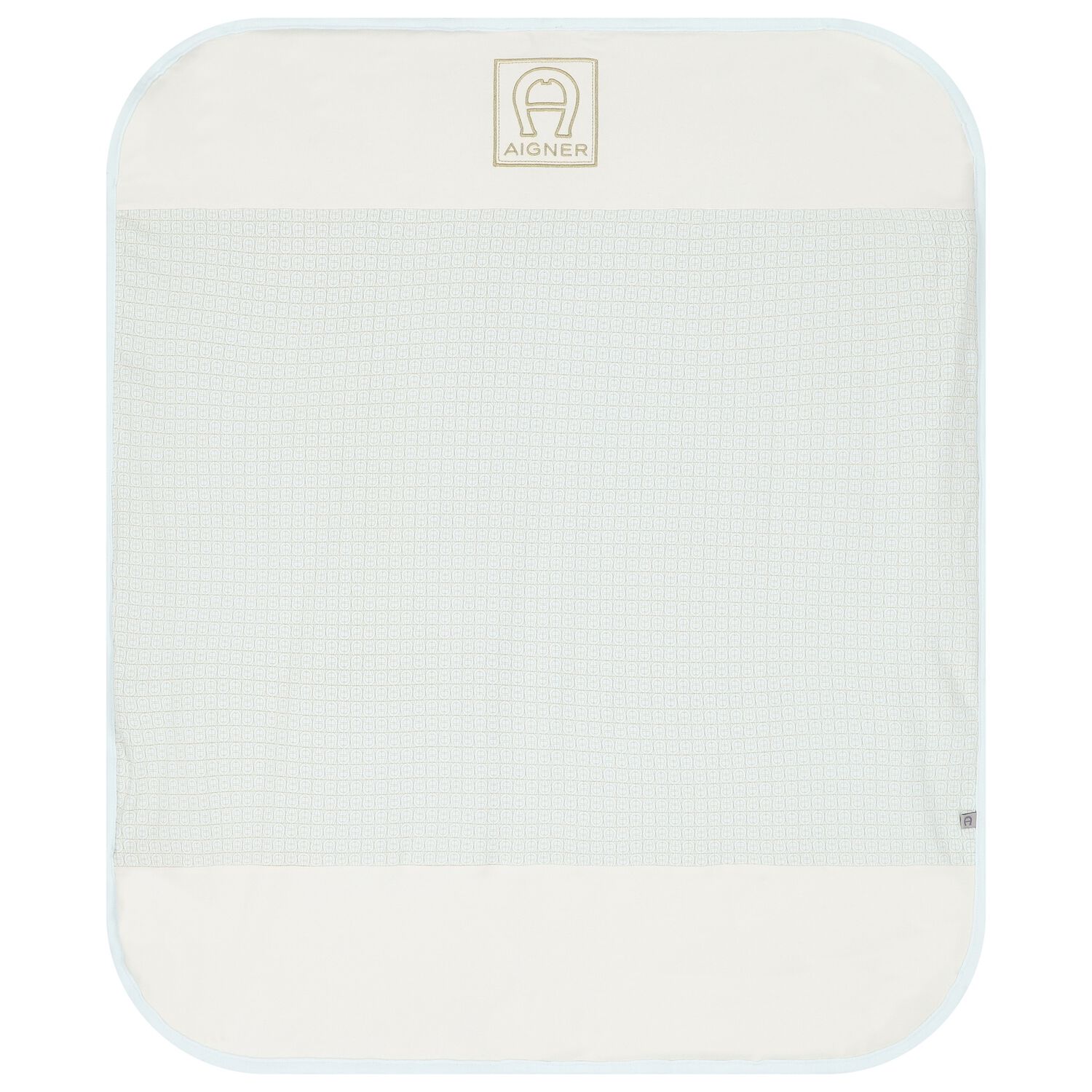 بطانية اولاد بالشعار باللون الأزرق والذهبي للأطفال, 1, hi-res