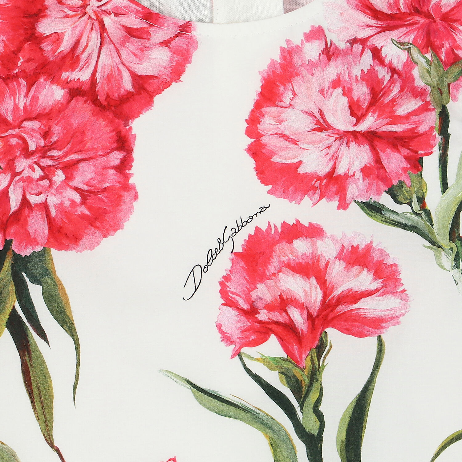 فستان بطبعة الزهور باللون العاجي والأحمر, 1, hi-res