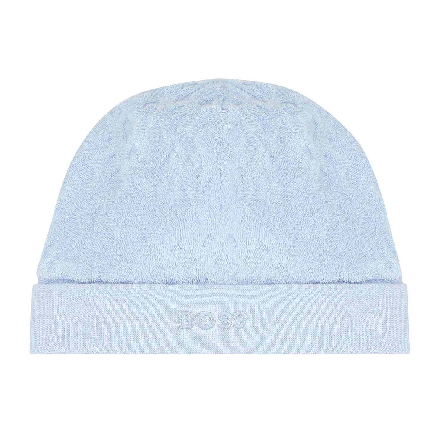 طقم أولاد أفرول وقبعة بالشعار باللون الأزرق, 1, hi-res image number null