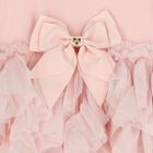 Baby Girls Pink Tulle Ruffles Dress, 1, hi-res