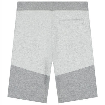 Boys Grey Logo Shorts