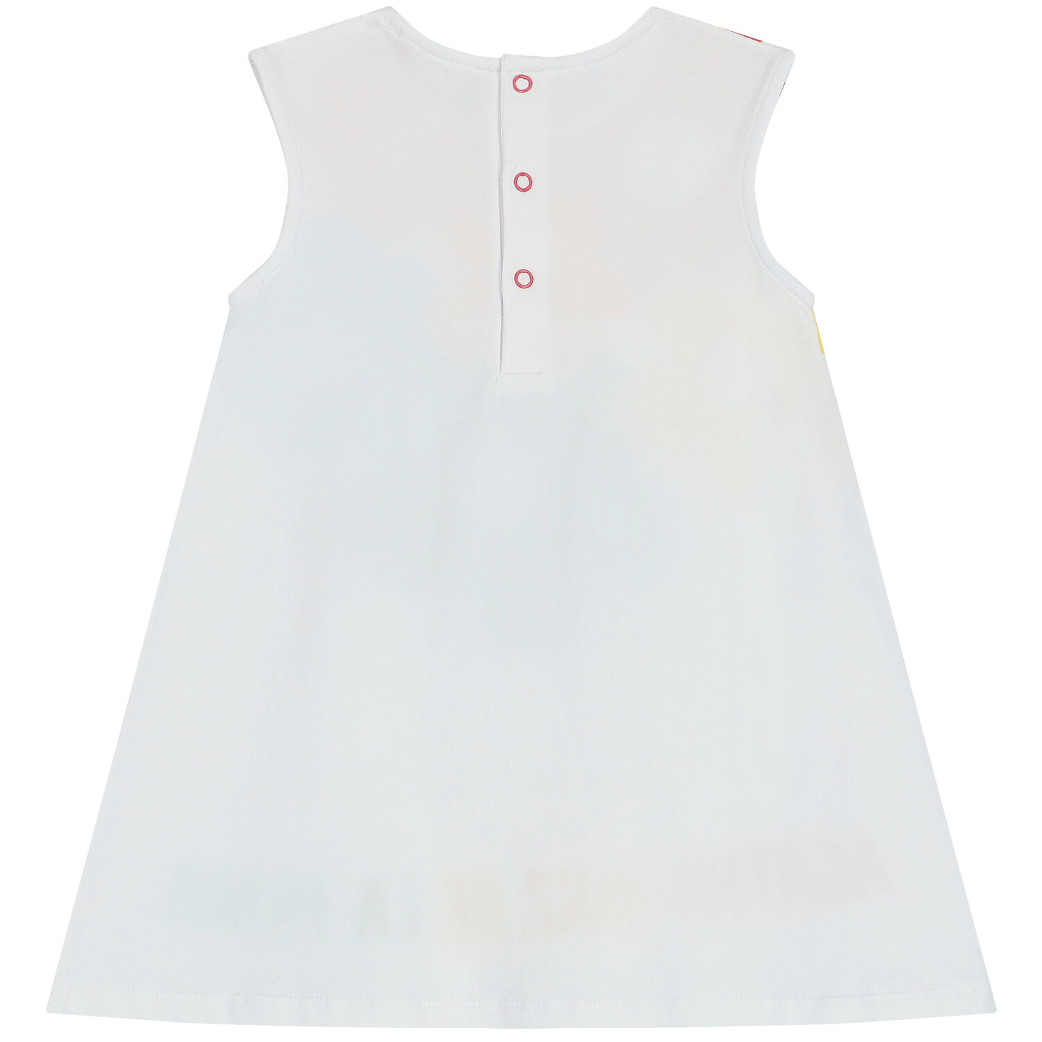 فستان بنات بالزهور باللون الابيض, 1, hi-res