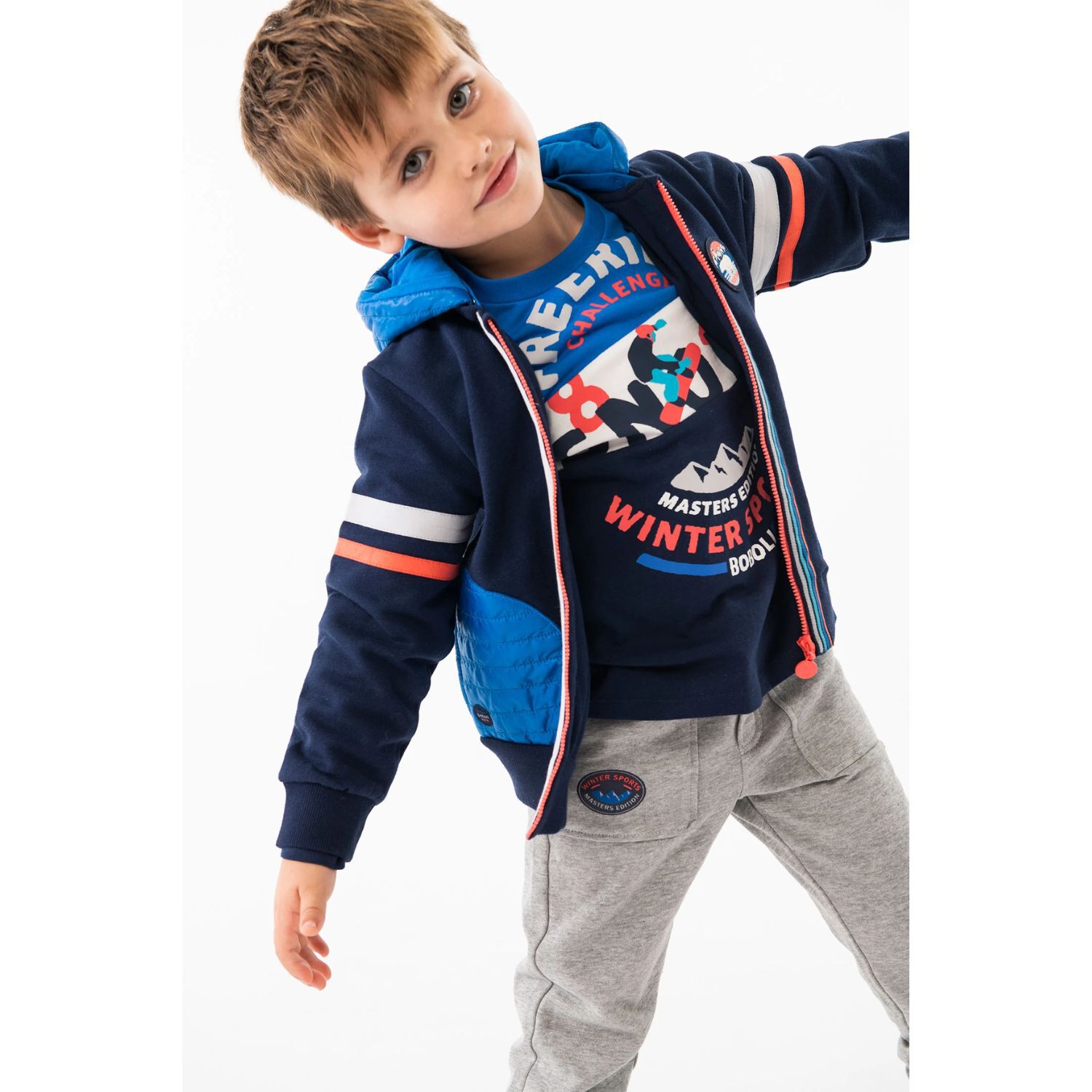 Boys Grey Joggers, 2, hi-res image number null