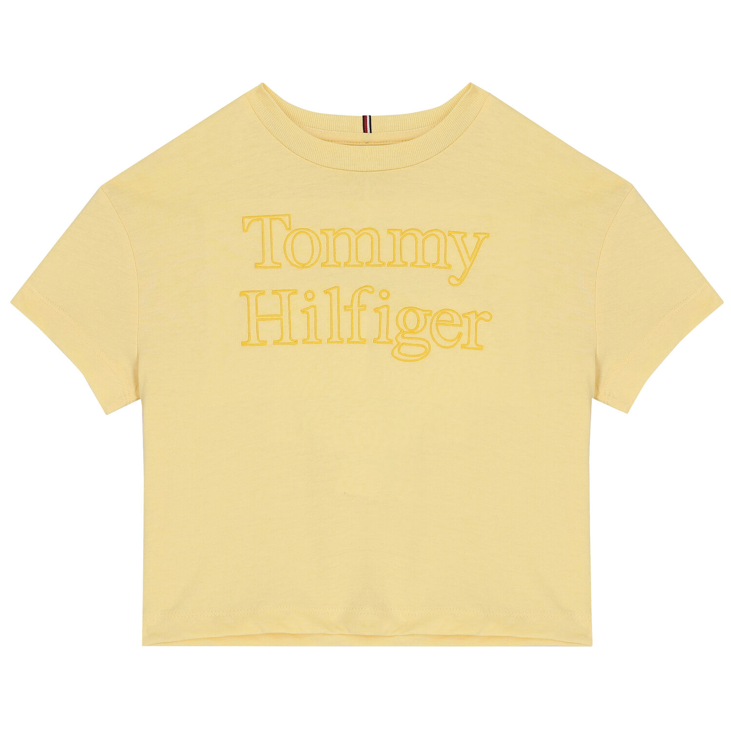 تيشيرت بنات بالشعار باللون الأصفر, 2, hi-res image number null