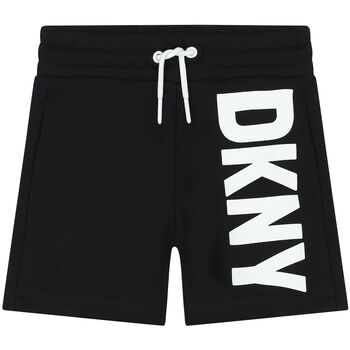 Girls Black Logo Shorts