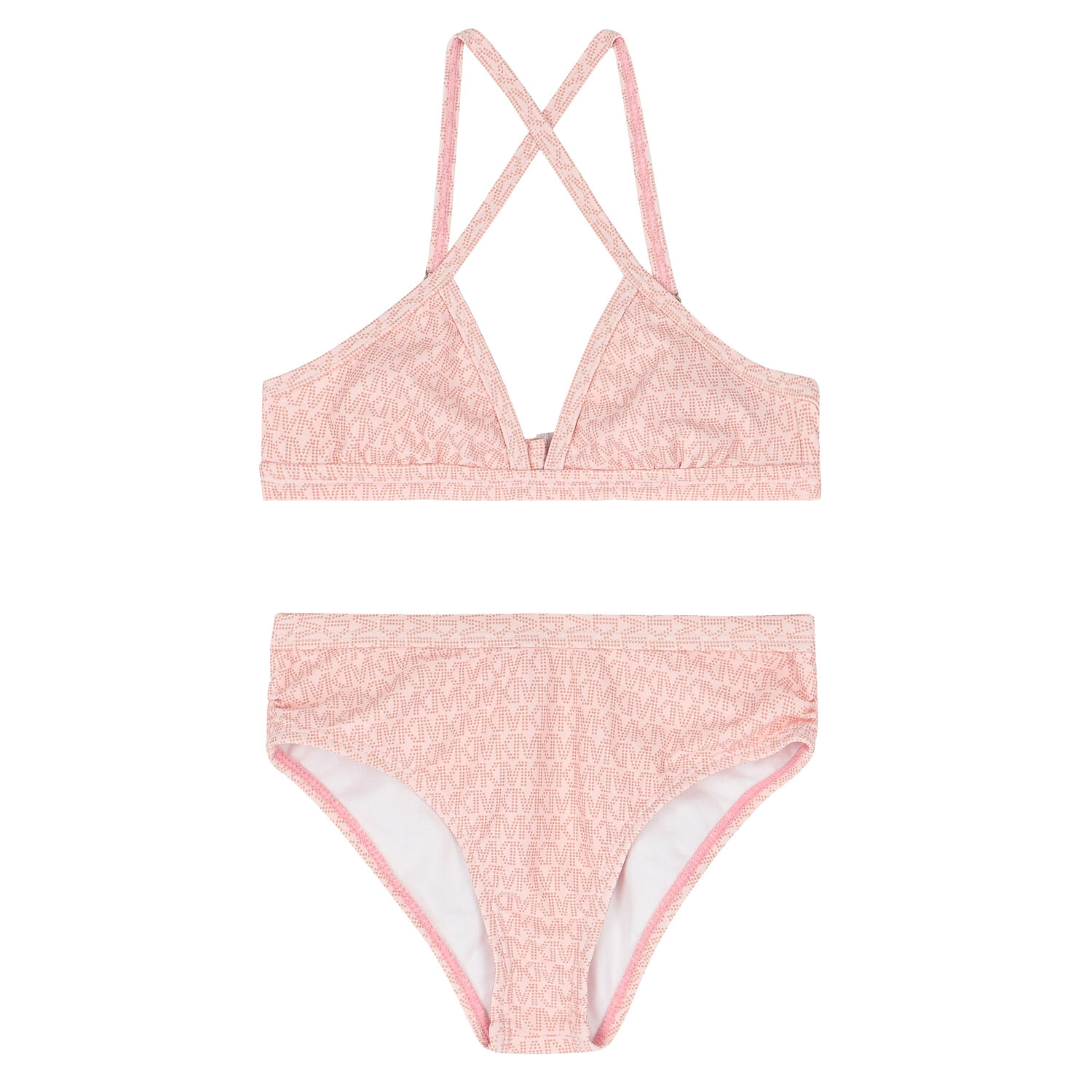 بيكيني بالشعار باللون الوردي للبنات, 1, hi-res image number null