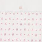 Baby Girls White & Pink Logo Blanket, 1, hi-res