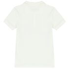 تيشيرت تيدي بولو أولاد باللون العاجي, 1, hi-res