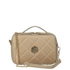 Girls Beige Quilted Handbag, 2, hi-res