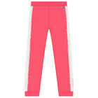 Girls Pink Logo Jogger, 1, hi-res