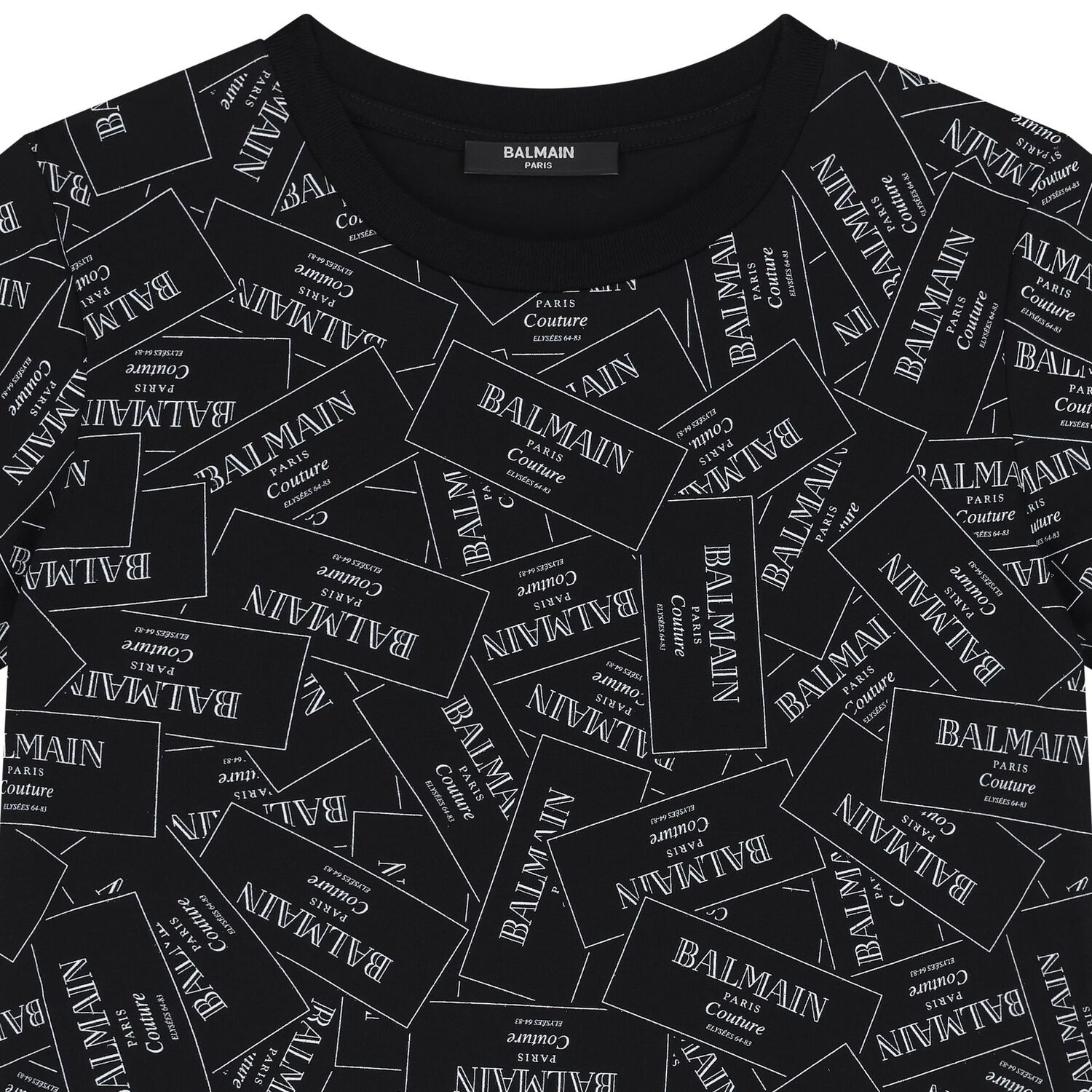 تي شيرت بشعار باللونين الأبيض والأسود, 1, hi-res