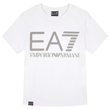 Boys White Logo T-Shirt