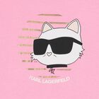 Girls Pink Choupette Logo Dress, 1, hi-res