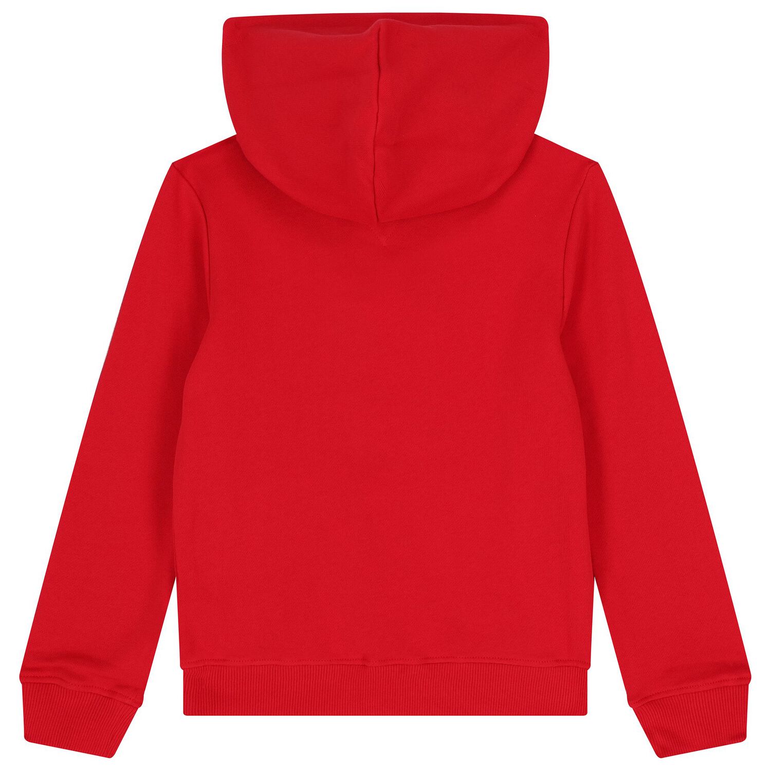Boys Red Logo Hooded Top, 2, hi-res