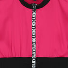Girls Pink Logo Dress, 1, hi-res