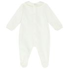 طقم أفرول بشعار تيدي باللون العاجي, 1, hi-res