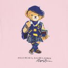 Girls Pink Polo Bear T-Shirt, 1, hi-res