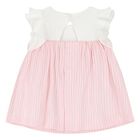 Baby Girls White & Pink Dress Set, 1, hi-res