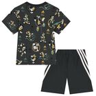 Grey Disney Logo Shorts Set, 1, hi-res