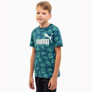 Boys Green Logo T-Shirt