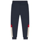 طقم بدله رياضيه للاولاد باللون الازرق والابيض ( 3 قطع )  , 1, hi-res