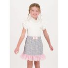 توب بنات بكشكة باللون الأبيض, 1, hi-res