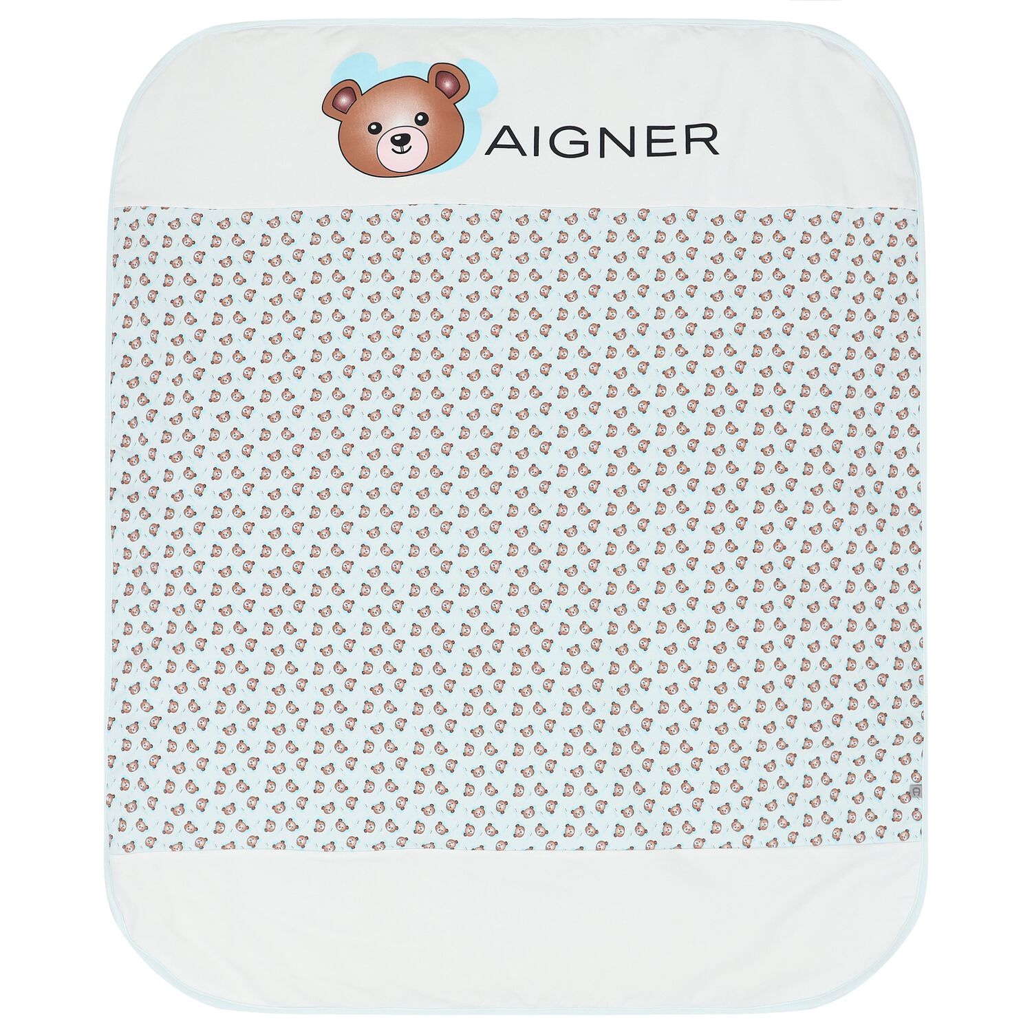 بطانية أولاد بالشعار باللون الأبيض والأزرق, 2, hi-res image number null