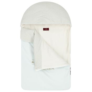 Baby Boys Blue & Gold Logo Nest