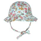 Baby Girls Green Floral Bodysuit Set, 1, hi-res