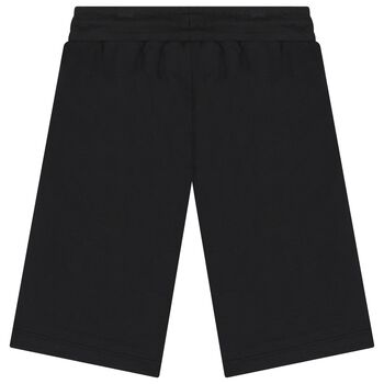 Boys Black Logo Shorts