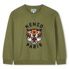 Green Tiger Logo Sweatshirt, 3, hi-res