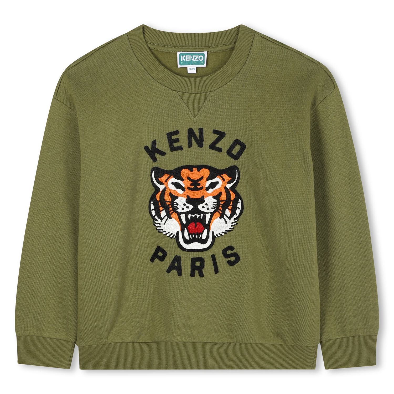 Green Tiger Logo Sweatshirt, 3, hi-res