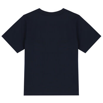 Navy Blue Thomas Bear Logo T-Shirt