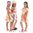 Girls Iconic Print Dress, 1, hi-res