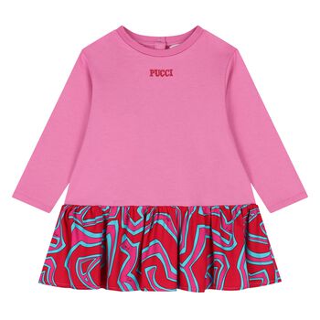 Younger Girls Pink Labirinto Dress