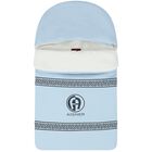 Baby Boys Blue & White Logo Baby Set, 1, hi-res