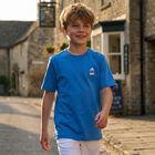 تشيرت بشعار مارفل باللون الازرق للاولاد, 1, hi-res