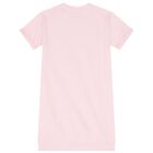 Girls Pink Logo Heart Dress, 1, hi-res